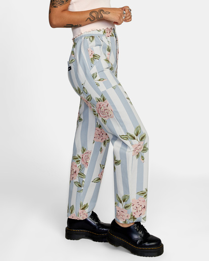 2 Scrunchie High Waist Pants White AVJNP00167 RVCA