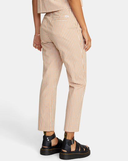 3 Gingham Week-end Chino Pants  AVJNP00180 RVCA