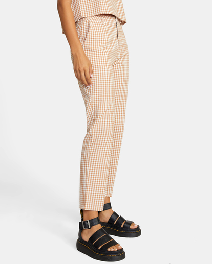 4 Gingham Week-end Chino Pants  AVJNP00180 RVCA