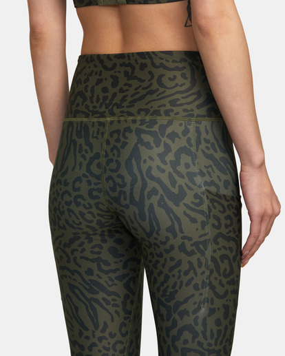 8 VA Sport Pocket Technical Leggings Brown AVJNP00220 RVCA