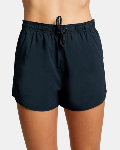 7 VA Essential Yogger Workout Shorts 3" Black AVJNS00118 RVCA