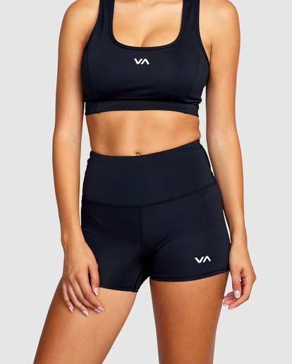 4 VA Essential Booty Shorts 3" Black AVJNS00121 RVCA