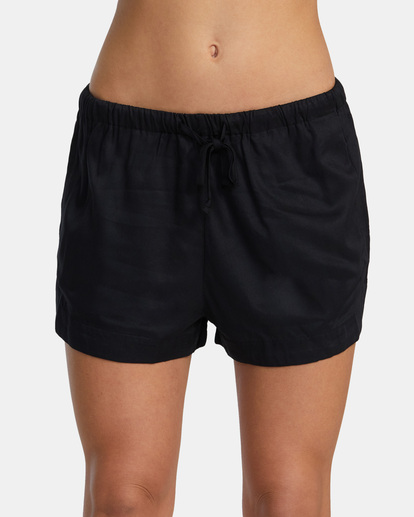 5 Grounded Elastic Waist Shorts Orange AVJNS00130 RVCA