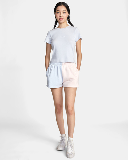 1 Color Block Sweatshorts Grey AVJNS00164 RVCA
