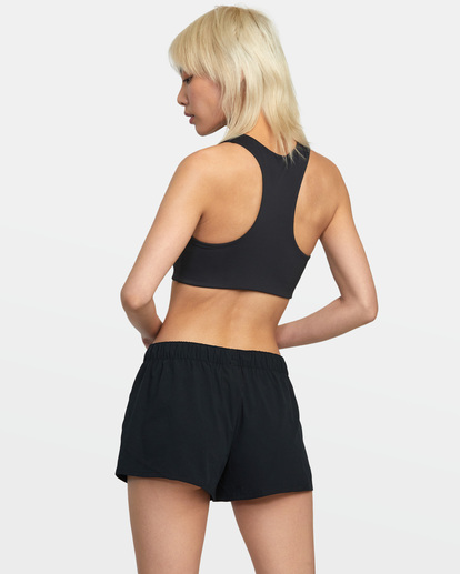 2 VA ESSENTIAL LOW-RISE YOGGER SPORT SHORTS Black AVJNS00179 RVCA