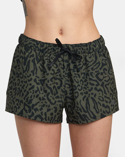 6 VA Essential Low-Rise Yogger Sport Shorts Brown AVJNS00179 RVCA