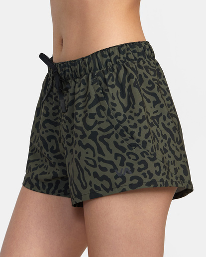 7 VA Essential Low-Rise Yogger Sport Shorts Brown AVJNS00179 RVCA