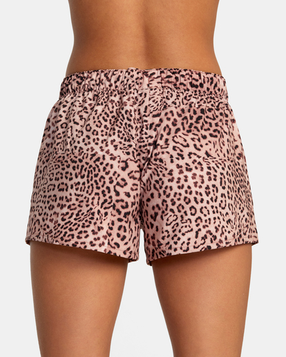 8 VA Essential Low-Rise Yogger Sport Shorts Pink AVJNS00179 RVCA