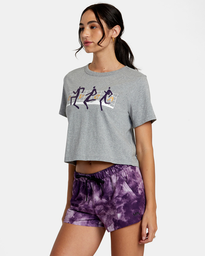 3 VA Essential Low-Rise Yogger Sport Shorts Purple AVJNS00179 RVCA