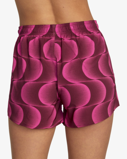 2 VA Essential Yogger Sport Shorts 12" Pink AVJNS00180 RVCA