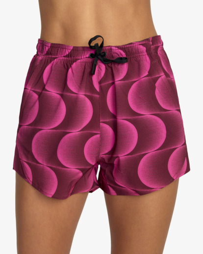 0 VA Essential Yogger Sport Shorts 12" Pink AVJNS00180 RVCA