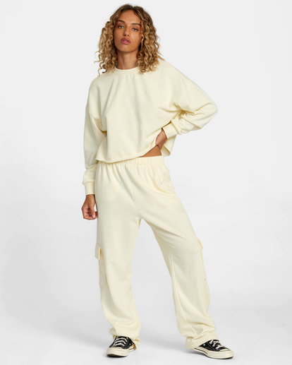 1 Test Drive Cargo Sweatpants Yellow AVJPT00114 RVCA