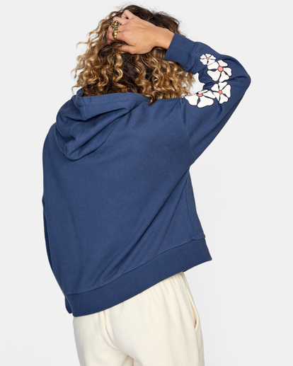 5 Soft At Heart Hoodie Blue AVJSF00170 RVCA