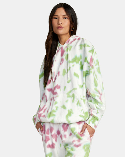 5 Little RVCA Tie-Dye Hoodie Grey AVJSF00185 RVCA