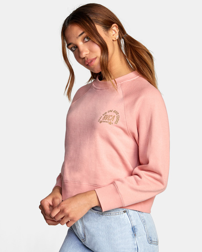 4 Good Times Crewneck Sweatshirt Blue AVJSF00193 RVCA