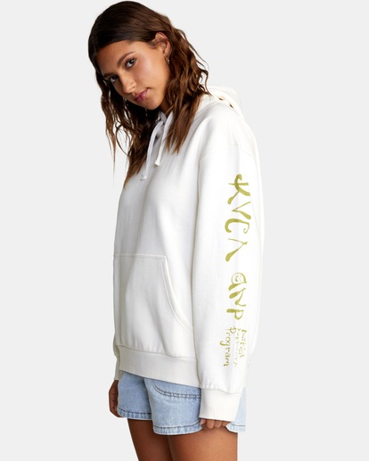 4 Serotonin Graphic Hoodie White AVJSF00206 RVCA
