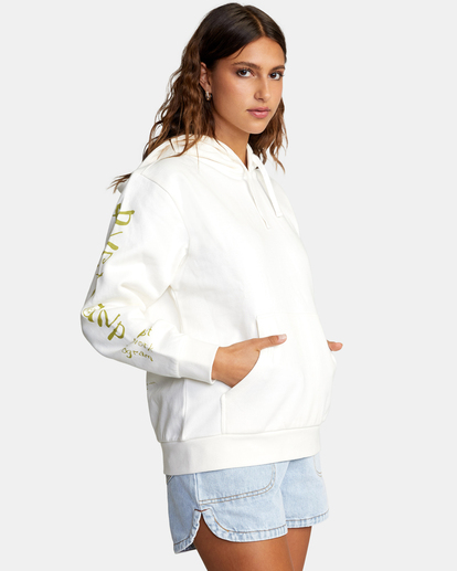 5 Serotonin Graphic Hoodie White AVJSF00206 RVCA