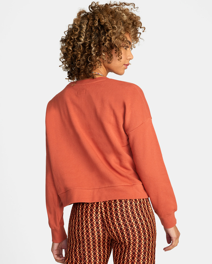 1 Vibe Terry Pullover Brown AVJSF00215 RVCA