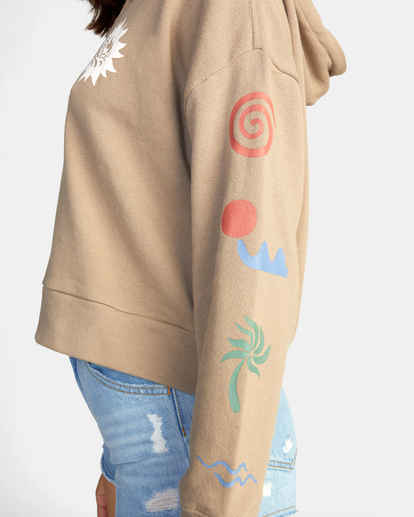 2 Breeze Pullover Hoodie Grey AVJSF00223 RVCA