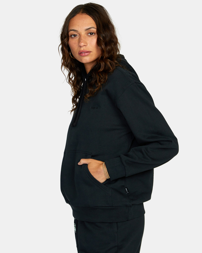 4 PTC Hoodie Black AVJSF00227 RVCA