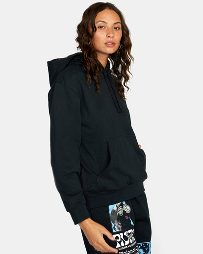 5 PTC Hoodie Black AVJSF00227 RVCA