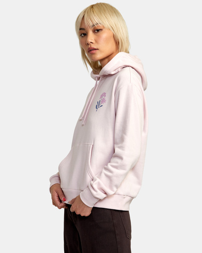 4 Bloomed Radiate Hoodie Pink AVJSF00246 RVCA