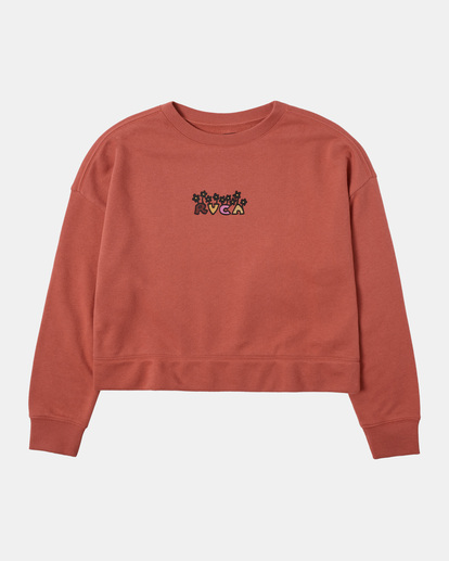 4 Thrive Sweatshirt Pink AVJSF00265 RVCA