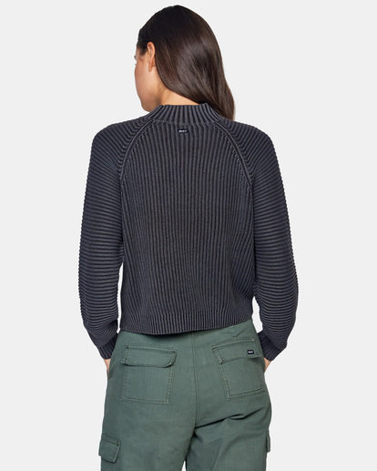 1 New Wave Knit Sweater White AVJSW00123 RVCA