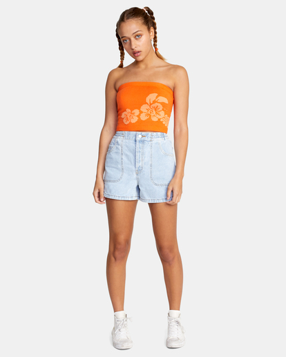 3 Motives Tube Top Orange AVJSW00145 RVCA