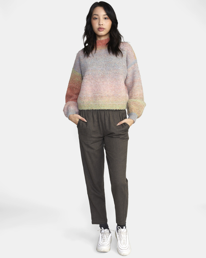 3 Dream Cycle Turtleneck Sweater Red AVJSW00152 RVCA