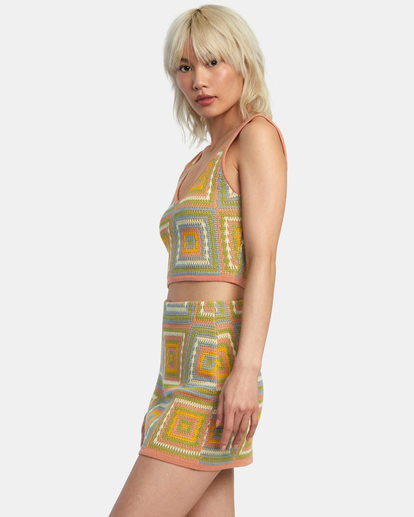 4 Shadow Box - Kurzes Top für Frauen  AVJSW00166 RVCA
