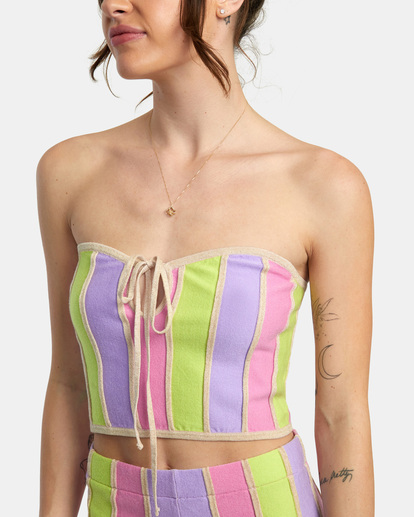 2 Upswing Crop Top Grey AVJSW00169 RVCA