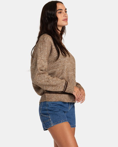 5 Deuce - Pullover für Frauen Braun AVJSW00188 RVCA