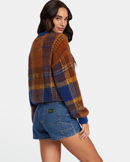 1 Prep - Jersey Cerrado para Mujer Azul AVJSW00195 RVCA