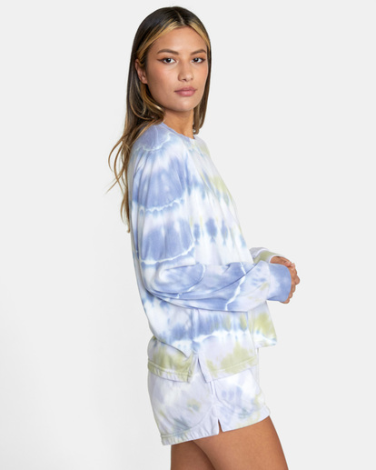 5 No Doubt Tie-Dye Crewneck Sweatshirt  AVJTO00126 RVCA