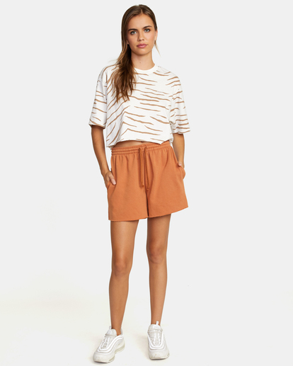 4 Test Drive Cropped Tee White AVJTO00132 RVCA