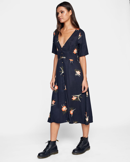 3 Avenue Midi Dress White AVJWD00190 RVCA