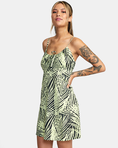 4 Overtime Sun Dress Yellow AVJWD00204 RVCA