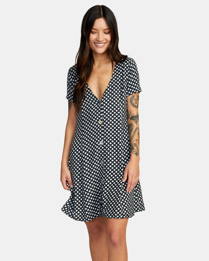 1 Understated Mini Dress Black AVJWD00206 RVCA
