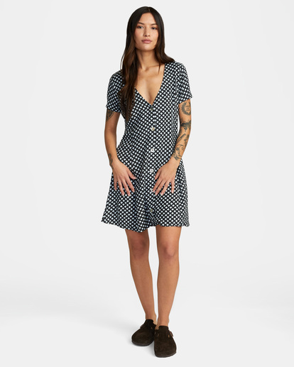 2 Understated Mini Dress Black AVJWD00206 RVCA