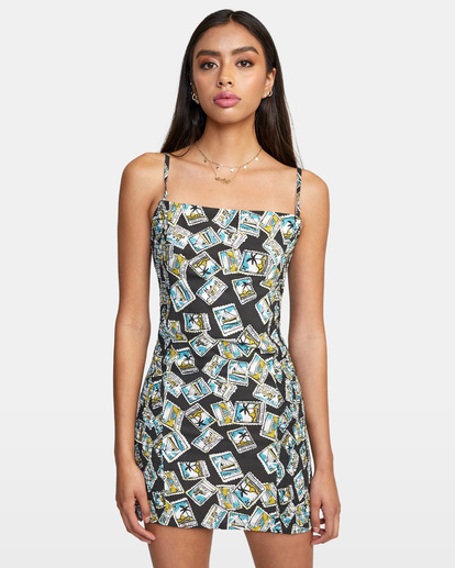 2 United Bodycon Dress Black AVJWD00207 RVCA
