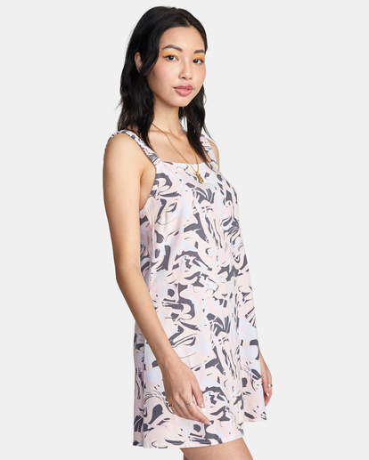 4 Save Yourself Mini Dress Blue AVJWD00217 RVCA