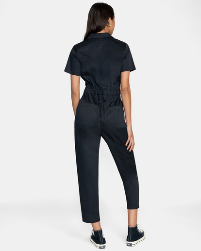 2 Recession Jumpsuit Black AVJWD00237 RVCA