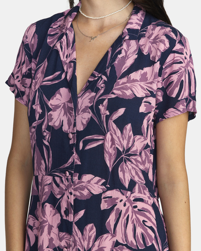 5 Note To Self Mini Dress Blue AVJWD00248 RVCA