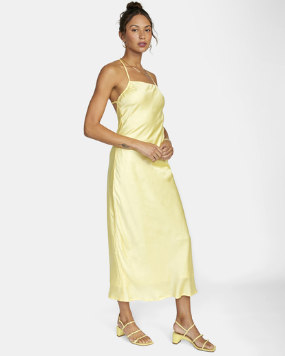 7 Ninety Maxi Dress Yellow AVJWD00255 RVCA
