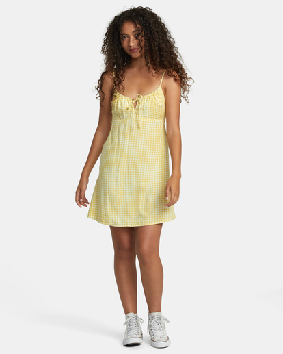 1 Hillside Mini Dress Blue AVJWD00268 RVCA
