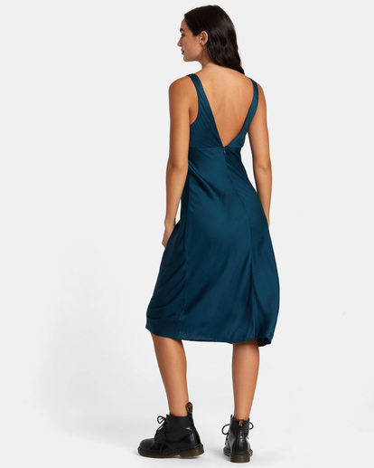 3 Say So Midi Dress Blue AVJWD00293 RVCA