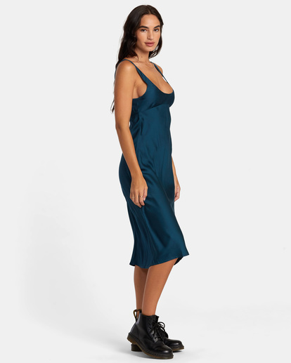 5 Say So Midi Dress Blue AVJWD00293 RVCA