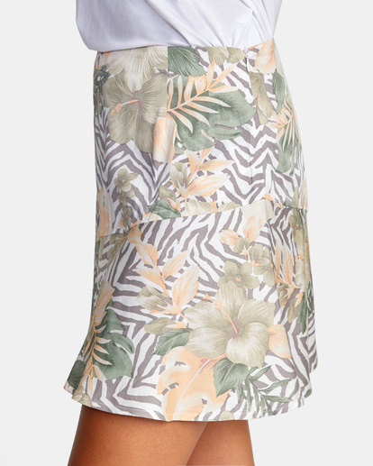6 Moonrise Mini Skirt Grey AVJWK00110 RVCA