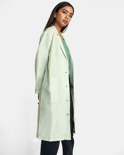 7 Balmy Oversized Blazer Green AVJWT00152 RVCA